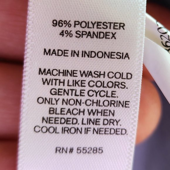 Express Gray/Blue Cap Sleeve Blouse Size Medium - Picture 10 of 16